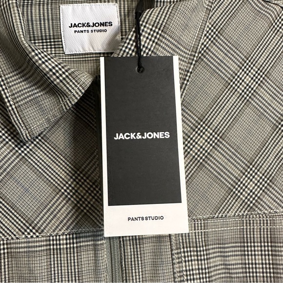 Jack & Jones Men’s Zip Up Shirt - Picture 9 of 12